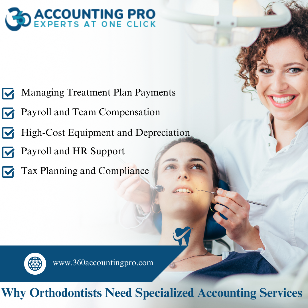 Accounting Services for Orthodontists – Why It Matters and How 360 Accounting Pro Inc Can Help