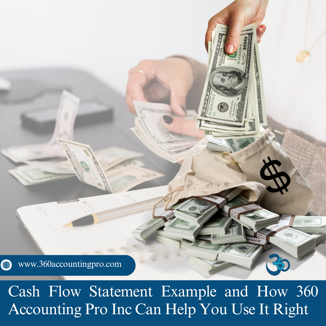 Cash Flow Statement Example and How 360 Accounting Pro Inc Can Help You Use It Right