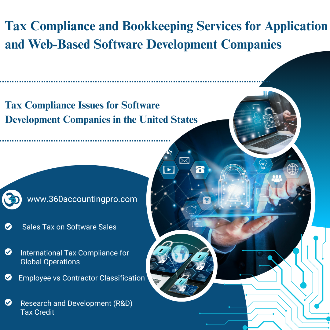 Tax Compliance and Bookkeeping Services for Application and Web-Based Software Development Companies