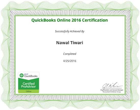 QBO 2016 Certificate
